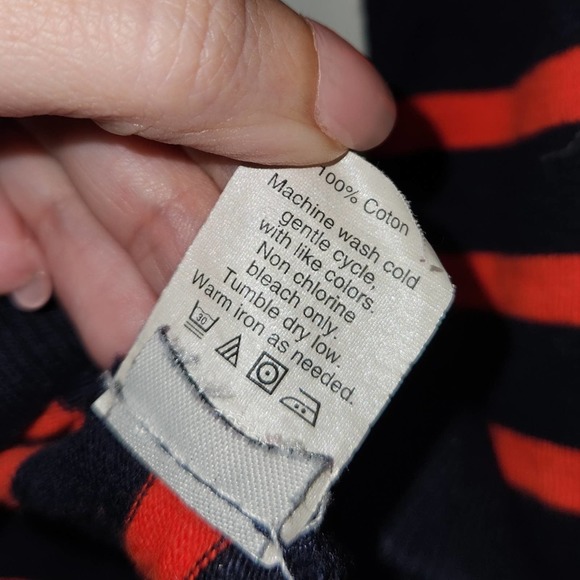 J.Crew Striped Tortoise Button Sweater Size Small - Picture 7 of 7